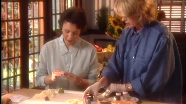 Marzipan; Cranberry Relish; Autumn Napkin Rings