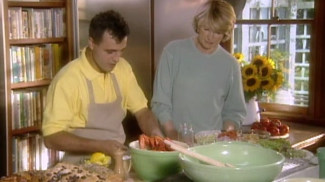 Patroon Salad; Soft-Shell Crabs; Making Violet Posies