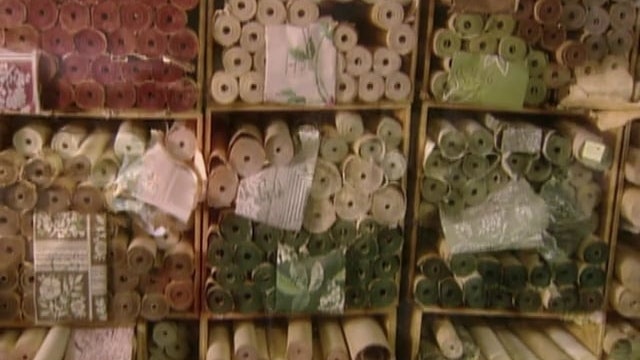 Vintage Wallpaper and Linoleum at Secondhand Rose (Field Trip)