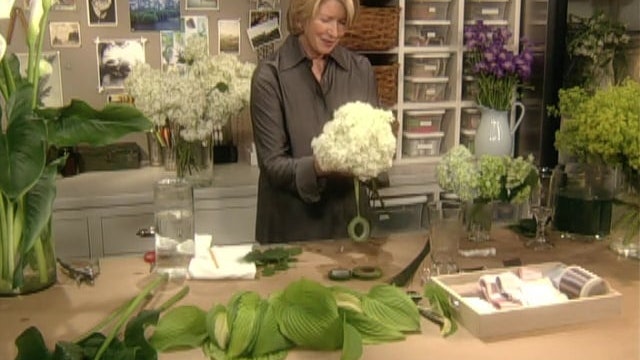 Coconut Cake; Seasonal Bouquet; Plate Garnishing