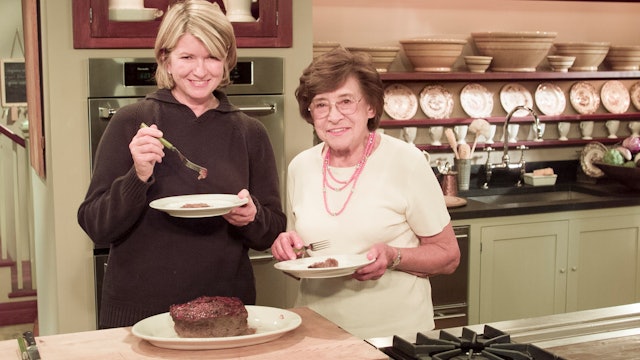 Mrs. Kostyra's Meatloaf; Tomato Jam; Dahlia Garden